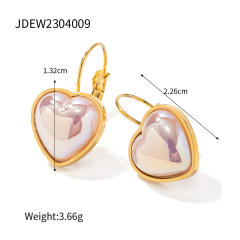 Personality pearl stainless steel rings earrings