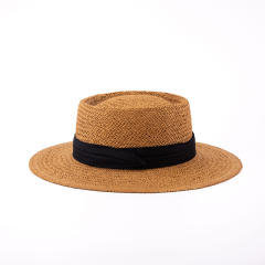 Summer boater hat straw hat