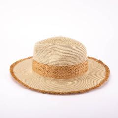 Vintage summer panama hat straw hat