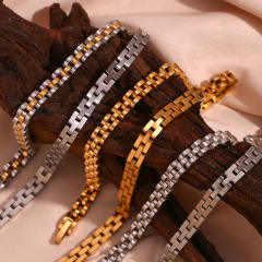 6mm hiphop pearsonality stainless steel chain choker necklace