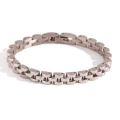 6mm Hiphop stainless steel chain bracelet necklace choker