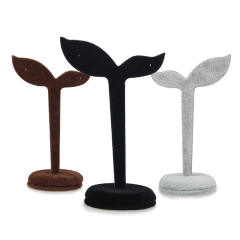 Popular leaf design earring display stand