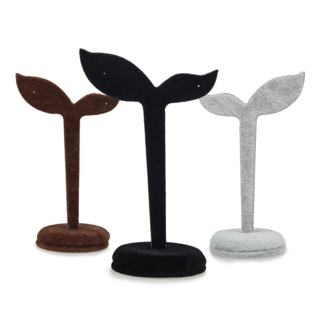 Popular leaf design earring display stand