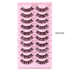 10 pair Artificial fiber eyelashes