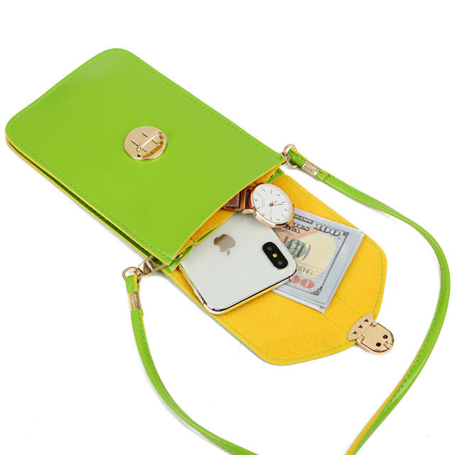 Korean fashion candy color mini phone bag crossbody bag