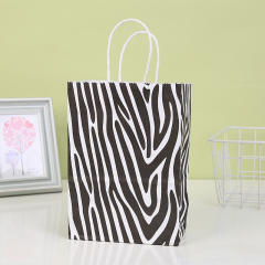 Creative cute safari them animal pattern kraft paper bag