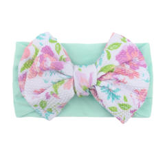 Large size bow cute candy color baby headband