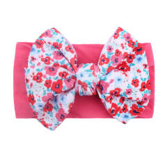 Large size bow cute candy color baby headband