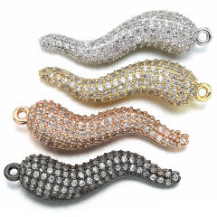 Delicate diamond chilli pendant diy jewelry