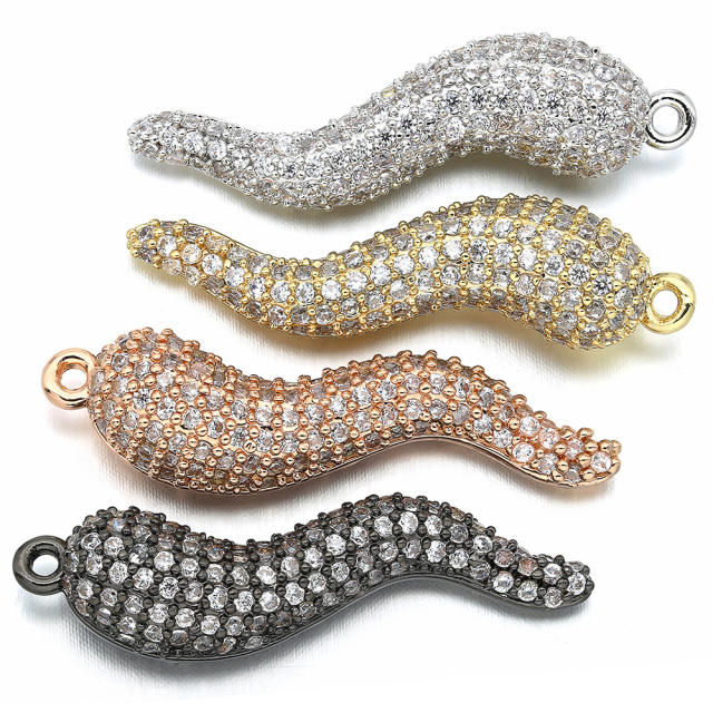 Delicate diamond chilli pendant diy jewelry