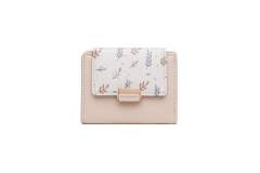 Korean fashion cute sweet floral PU wallet