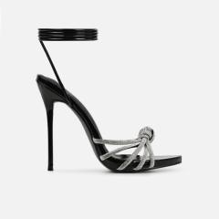 Sexy diamond strappy heels sandals