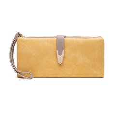 Large storage card holder women wallet