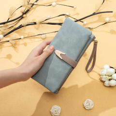 Large storage card holder women wallet
