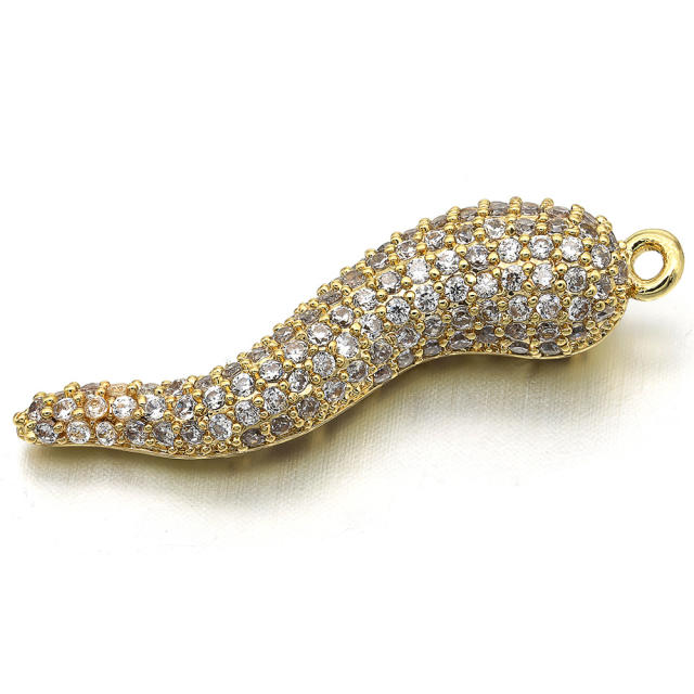 Delicate diamond chilli pendant diy jewelry