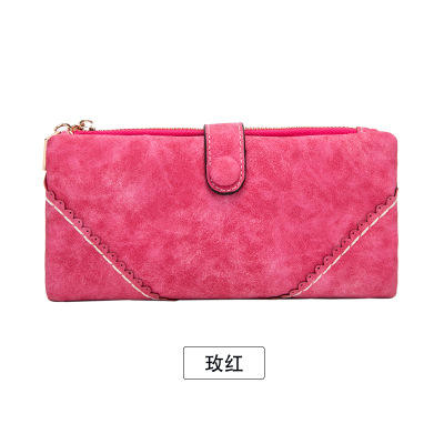 Korean fashion frost PU leather wallet