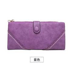 Korean fashion frost PU leather wallet