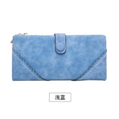 Korean fashion frost PU leather wallet
