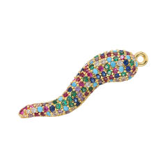 Delicate diamond chilli pendant diy jewelry