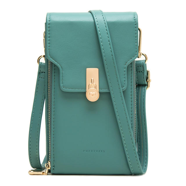 Korean fashion PU leather mini phone bag
