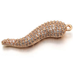 Delicate diamond chilli pendant diy jewelry