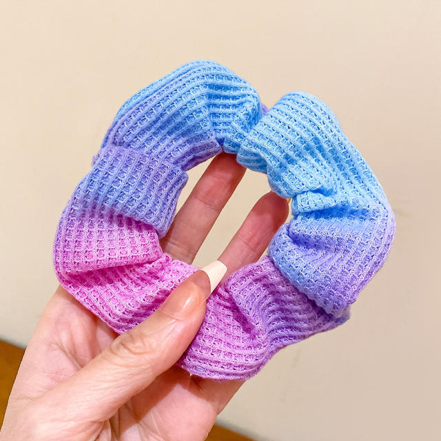 Popular tie dry pattern fabric scrunchies
