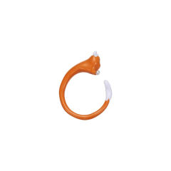 Y2K sweet kitty color enamel openning rings