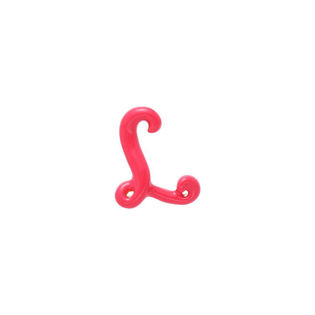 Y2K color enamel copper material initial letter studs earrings 1pcs price