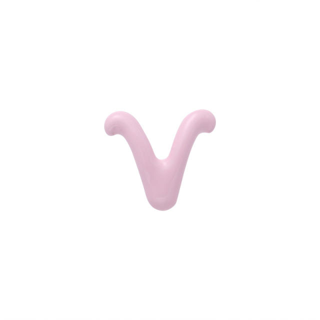 Y2K color enamel copper material initial letter studs earrings 1pcs price