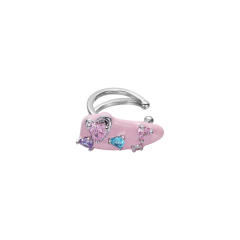 Y2K sweet color enamel cute ear cuff 1pcs price