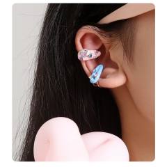 Y2K sweet color enamel cute ear cuff 1pcs price