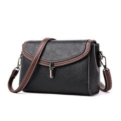Concise easy match PU leather samll crossbody bag
