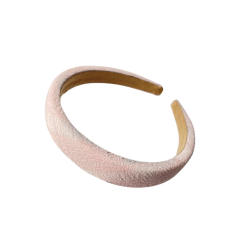 Sweet pink rose color series women padded headband