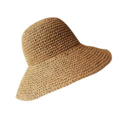 Outdoor summer corchet bucket hat for women