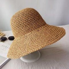 Outdoor summer corchet bucket hat for women
