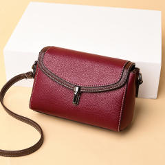 Concise easy match PU leather samll crossbody bag