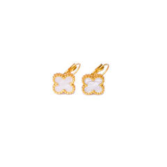 Classic clover stainless steel necklace earrings