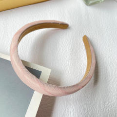 Sweet pink rose color series women padded headband