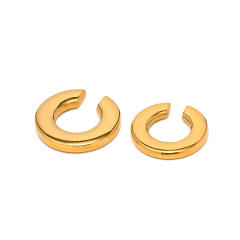 18K chunky stainless steel ear cuff
