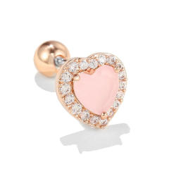 Y2K pink color sweet piercing earring cartilage earrings