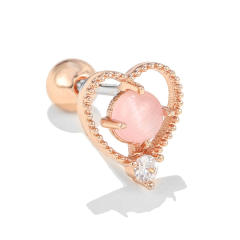 Y2K pink color sweet piercing earring cartilage earrings