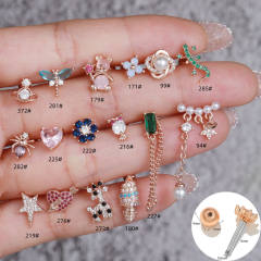 Cute animal series piercing earrings cartilage earrings