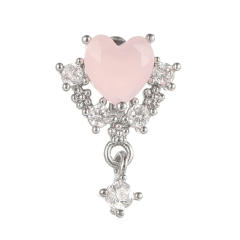 Y2K pink color sweet piercing earring cartilage earrings