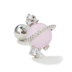 Y2K pink color sweet piercing earring cartilage earrings