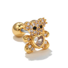 Delicate cute animal series piercing earrings cartilage earrings
