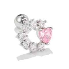 Y2K pink color sweet piercing earring cartilage earrings