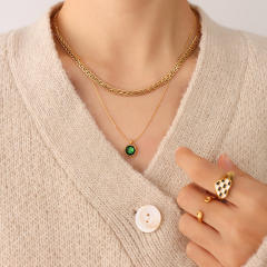 Hiphop stainless steel chain necklace choker