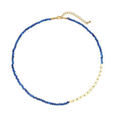 Summer colorful glass bead choker necklace