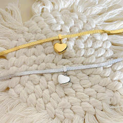 Chic snake chain stereo chunky heart stainless steel necklace bracelet