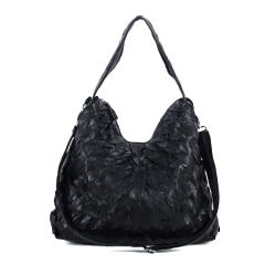 Hot sale national trend colorful Genuine Leather women tote bag